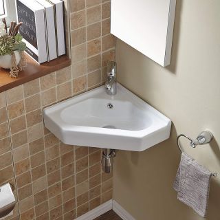 Раковина WeltWasser Aisbach 7012 GL-WT 55 10000008681 угловая Белая глянцевая